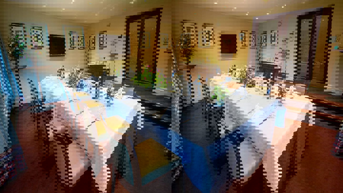 Image of poulter room dinner door